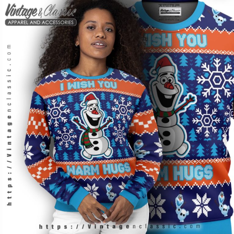 Warm Hugs Frozen Ugly Christmas Sweater Women Ugly Sweater Warm Hugs Frozen Ugly Christmas Sweater Women Ugly Sweater