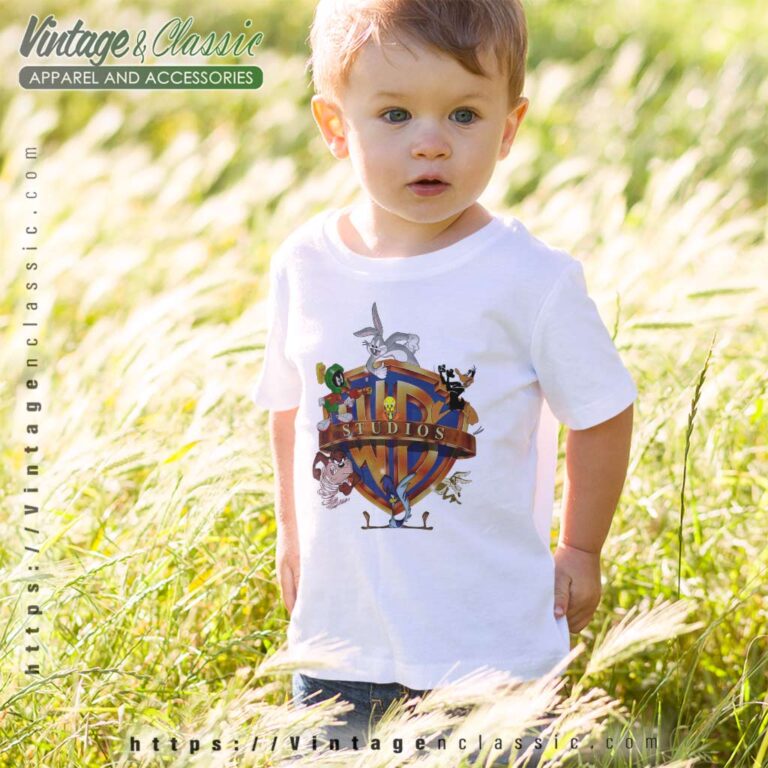Warner Bros Looney Tunes Cartoon Logo Kid TShirt Warner Bros Looney Tunes Cartoon Logo Kid TShirt