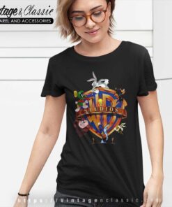 Warner Bros Looney Tunes Cartoon Logo Women TShirt