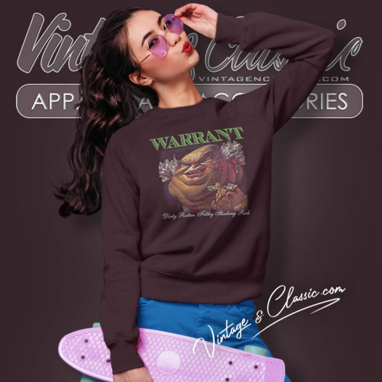 Warrant Dirty Rotten Sweatshirt Warrant Dirty Rotten Sweatshirt