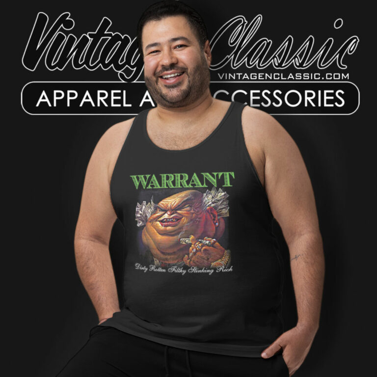 Warrant Dirty Rotten Tank Top Racerback Warrant Dirty Rotten Tank Top Racerback