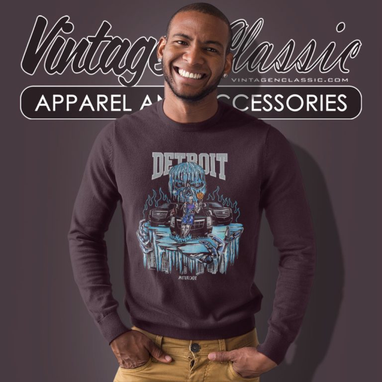 Warren Lotas Detroit Motorcade Nba Detroit Pistons Sweatshirt Warren Lotas Detroit Motorcade Nba Detroit Pistons Sweatshirt