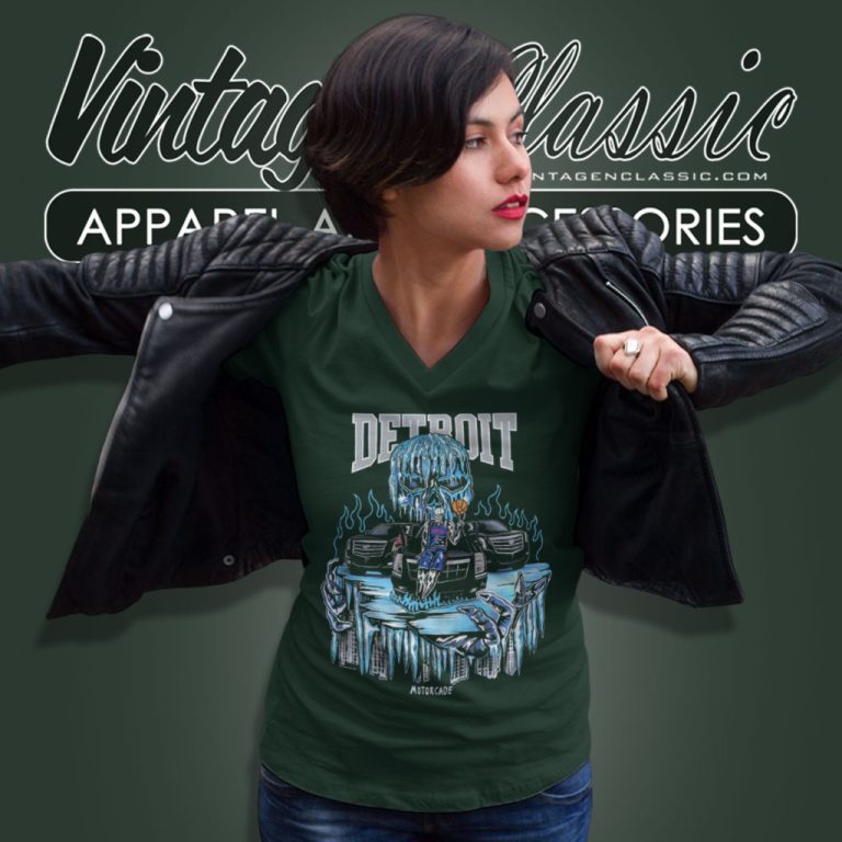Warren Lotas Detroit Motorcade Nba Detroit Pistons V Neck TShirt Warren Lotas Detroit Motorcade Nba Detroit Pistons V Neck TShirt