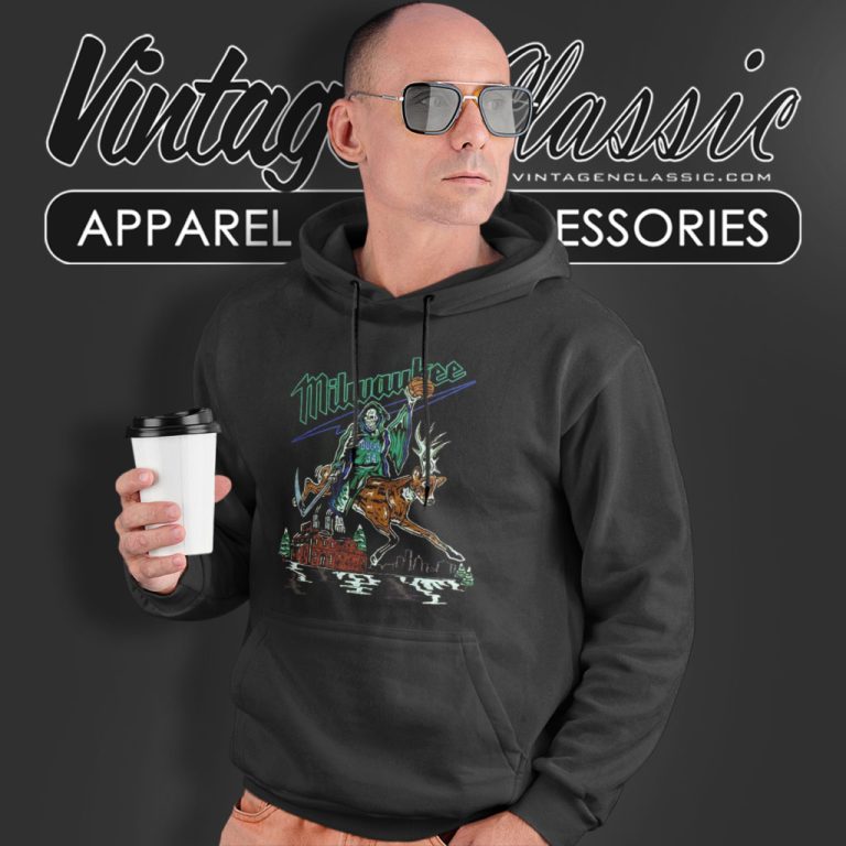 Warren Lotas Milwaukee Bucks Reaper Deer Hoodie Warren Lotas Milwaukee Bucks Reaper Deer Hoodie