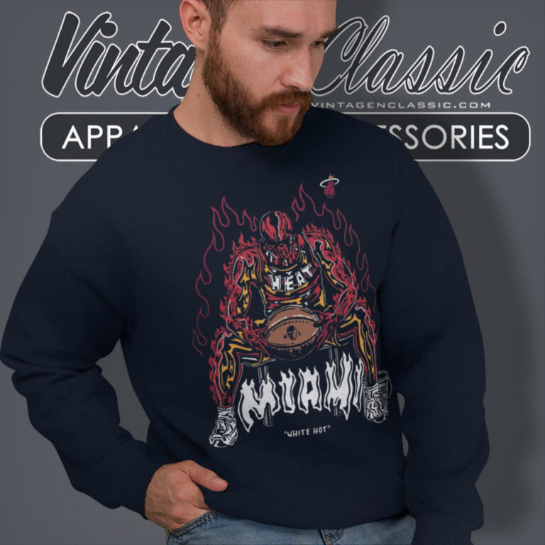 Warren Lotas Nba Miami Heat Basketball Sweatshirt Warren Lotas Nba Miami Heat Basketball Sweatshirt