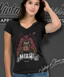 Warren Lotas Nba Miami Heat Basketball V Neck TShirt