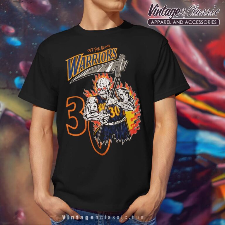 Warren Lotas Warriors Out For Blood Black T Shirt Warren Lotas Warriors Out For Blood Black T Shirt