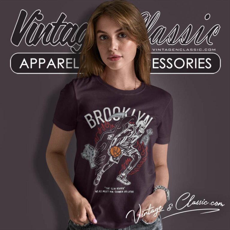 Warren Lotas X Brooklyn The Slim Reaper Women TShirt Warren Lotas X Brooklyn The Slim Reaper Women TShirt