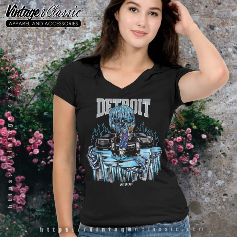 Warren Lotas X Detroit Motorcade V Neck Warren Lotas X Detroit Motorcade V Neck