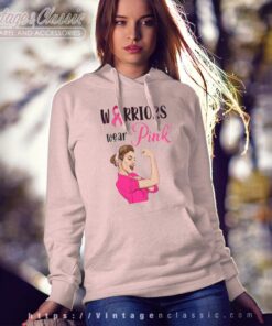 Warriors Wear Pink Breast Cancer Awareness Hoodie
