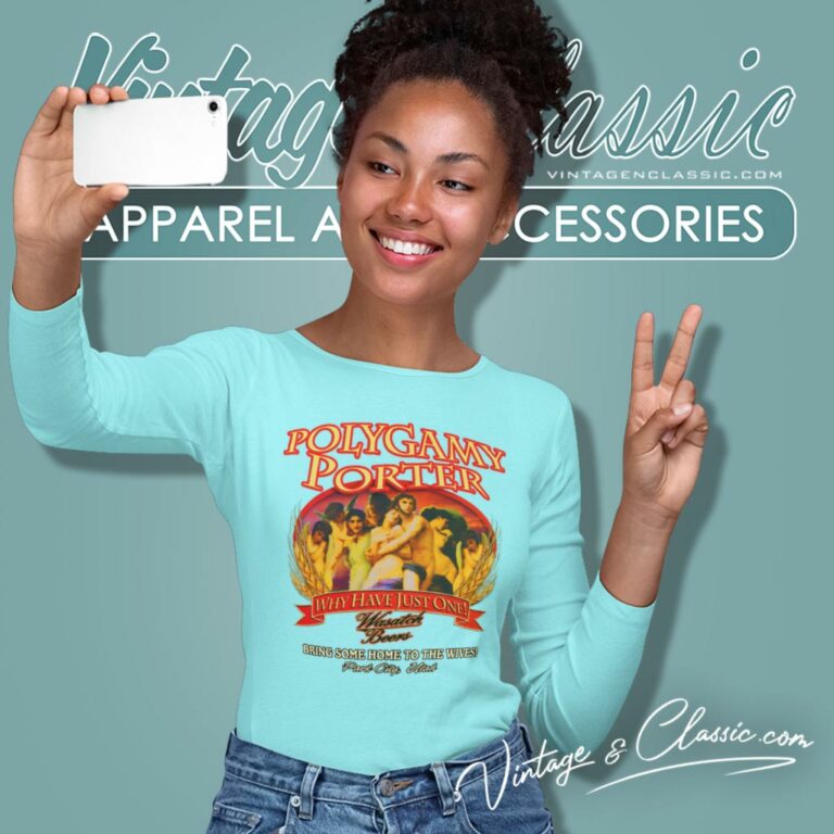 Wasatch Beer Polygamy Porter Why Have Just One Long Sleeve Tee Wasatch Beer Polygamy Porter Why Have Just One Long Sleeve Tee