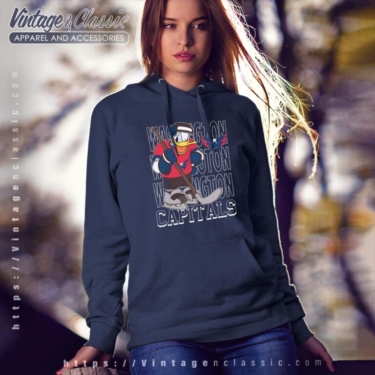 Washington Capitals Donald Duck Hockey Shirt Hoodie Washington Capitals Donald Duck Hockey Shirt Hoodie