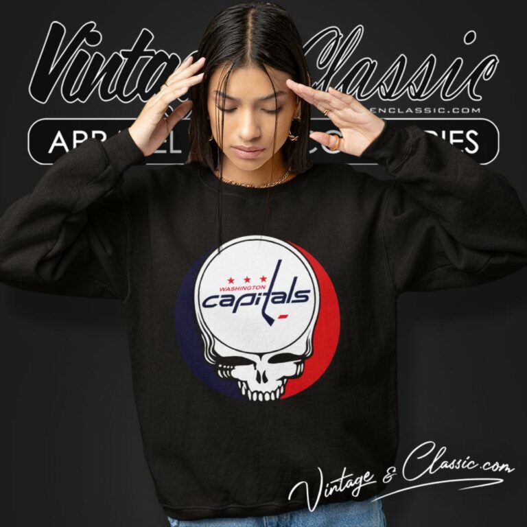 Washington Capitals Grateful Dead Steal Your Face Sweatshirt Washington Capitals Grateful Dead Steal Your Face Sweatshirt