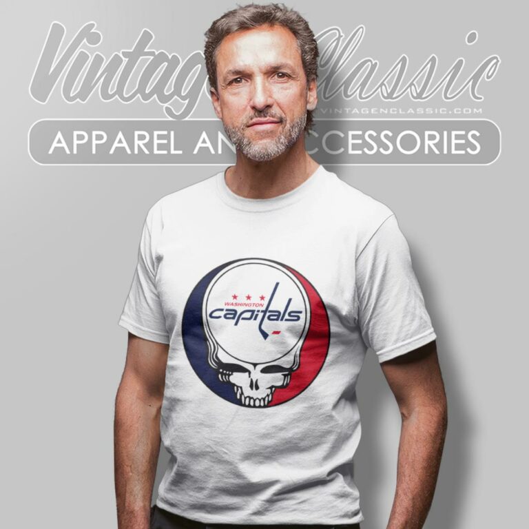 Washington Capitals Grateful Dead Steal Your Face T Shirt Washington Capitals Grateful Dead Steal Your Face T Shirt