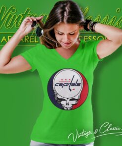 Washington Capitals Grateful Dead Steal Your Face Shirt 6 Washington Capitals Grateful Dead Steal Your Face V Neck TShirt