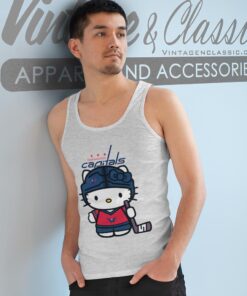 Washington Capitals Hello Kitty Shirt Tank Top Racerback
