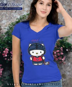 Washington Capitals Hello Kitty Shirt V Neck TShirt