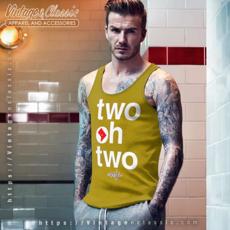Washington Capitals Two Oh Two Tank Top Racerback Washington Capitals Two Oh Two Tank Top Racerback