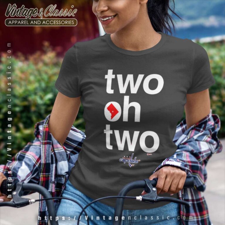Washington Capitals Two Oh Two Women TShirt Washington Capitals Two Oh Two Women TShirt