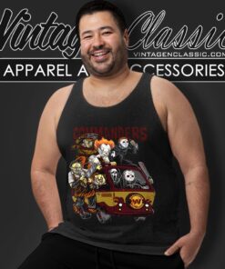 Washington Commanders Horror Movies Characters Halloween Shirt Tank Top Racerback