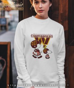 Washington Commanders Lets Play Football Together Snoopy Shirt Sweatshirt
