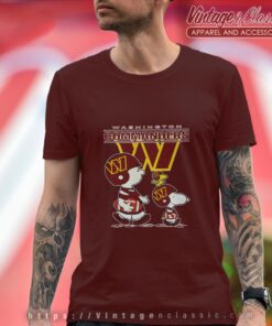 Washington Commanders Lets Play Football Together Snoopy Shirt T shirt