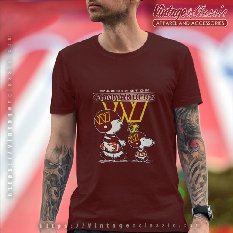 Washington Commanders Lets Play Football Together Snoopy Shirt T shirt Washington Commanders Lets Play Football Together Snoopy Shirt T shirt