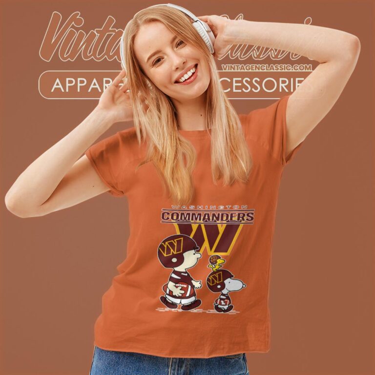 Washington Commanders Lets Play Football Together Snoopy Shirt Women T shirt Washington Commanders Lets Play Football Together Snoopy Shirt Women T shirt