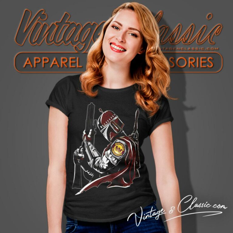 Washington Commanders Mandalorian Star Wars Women T Shirt Washington Commanders Mandalorian Star Wars Women T Shirt