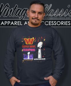 Washington Commanders Shirt Super Bowl Champions Lviii Las Vegas 2024 Long Sleeve Tee
