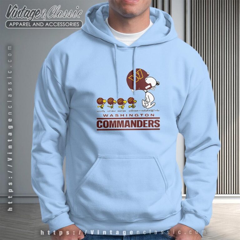 Washington Commanders Snoopy Woodstock Team Walking Hoodie Washington Commanders Snoopy Woodstock Team Walking Hoodie