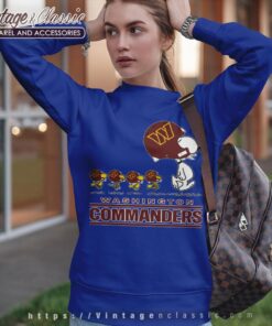 Washington Commanders Snoopy Woodstock Team Walking Sweatshirt
