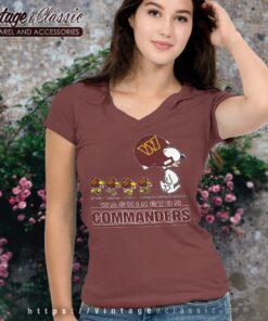 Washington Commanders Snoopy Woodstock Team Walking Shirt
