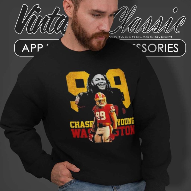 Washington Football Team Chase Young 99 Sweatshirt Washington Football Team Chase Young 99 Sweatshirt