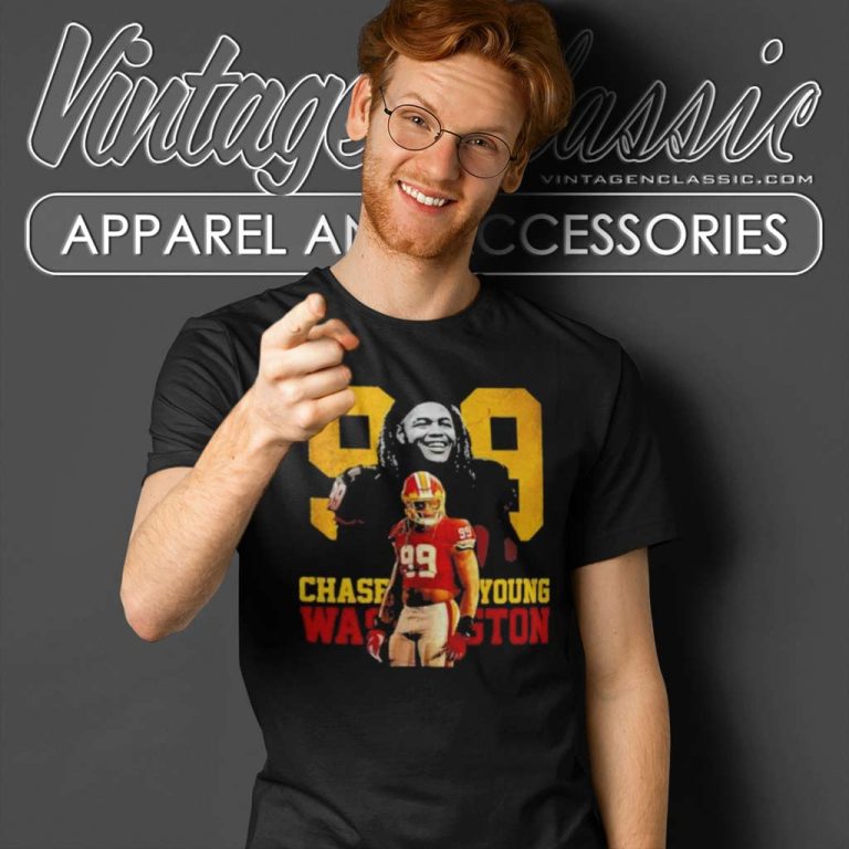 Washington Football Team Chase Young 99 T Shirt Washington Football Team Chase Young 99 T Shirt