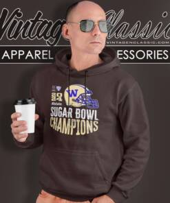 Washington Huskies 2024 Sugar Bowl Champions Helmet Hoodie