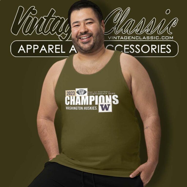 Washington Huskies Pac 12 Championship Tank Top Racerback Washington Huskies Pac 12 Championship Tank Top Racerback