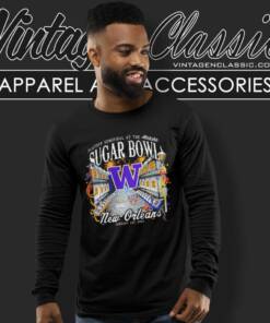 Washington Huskies Playoff Semifinal At The Allstate Sugar Bowl New Orleans 2024 Long Sleeve Tee