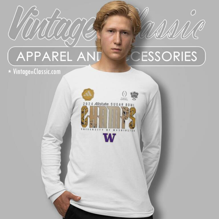 Washington Huskies Shirt 2024 Allstate Sugar Bowl Champs University Of Washington Long Sleeve Tee Washington Huskies Shirt 2024 Allstate Sugar Bowl Champs University Of Washington Long Sleeve Tee