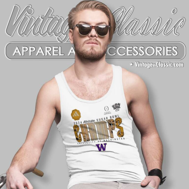 Washington Huskies Shirt 2024 Allstate Sugar Bowl Champs University Of Washington Tank Top Racerback Washington Huskies Shirt 2024 Allstate Sugar Bowl Champs University Of Washington Tank Top Racerback
