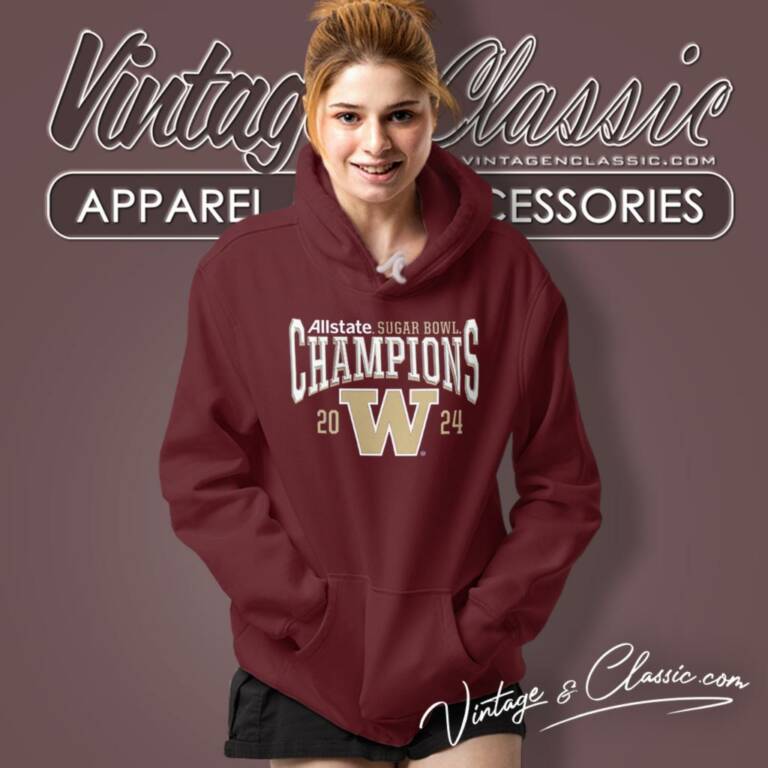Washington Huskies Sugar Bowl Champions 2024 Hoodie Washington Huskies Sugar Bowl Champions 2024 Hoodie