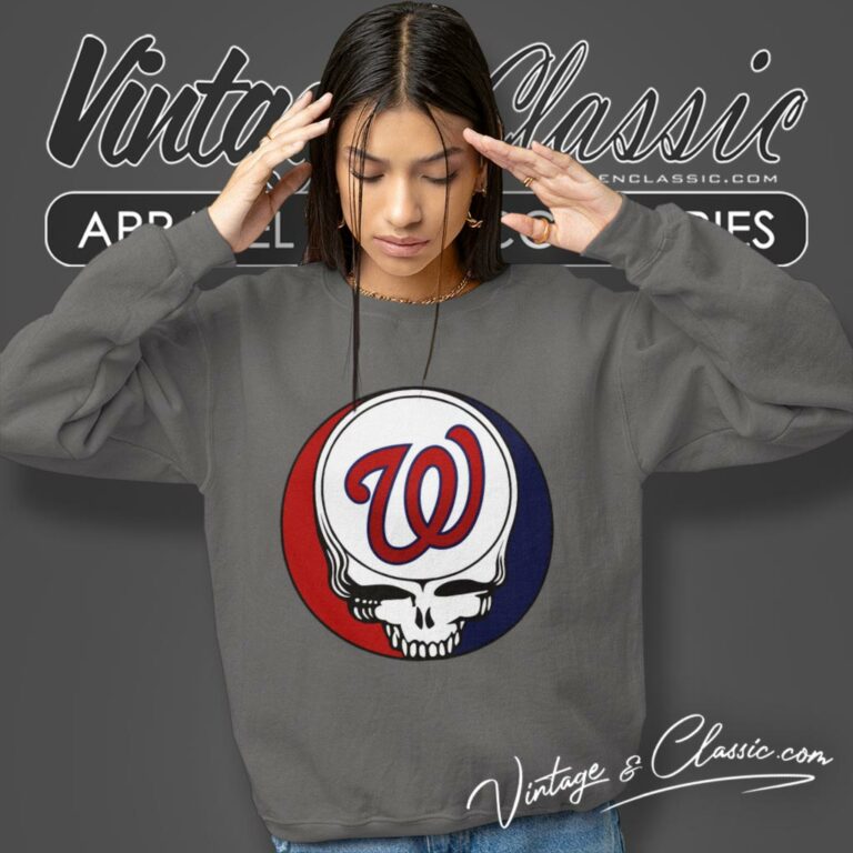 Washington Nationals Grateful Dead Steal Your Face Sweatshirt Washington Nationals Grateful Dead Steal Your Face Sweatshirt