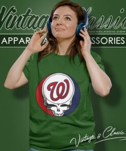 Washington Nationals Grateful Dead Steal Your Face Women T Shirt