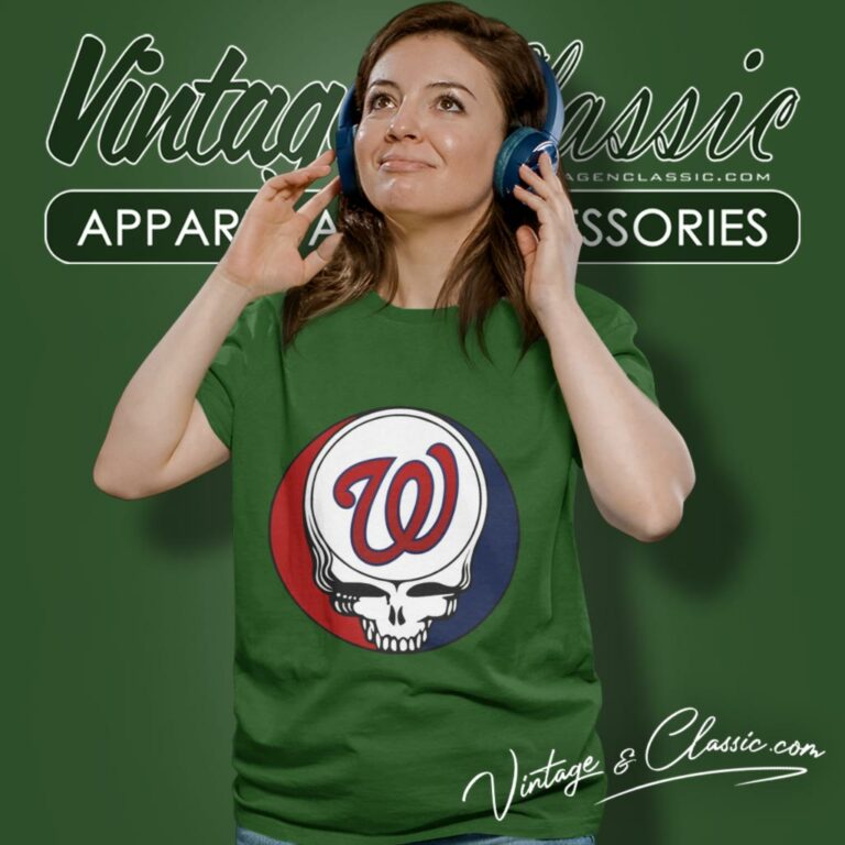 Washington Nationals Grateful Dead Steal Your Face Women T Shirt Washington Nationals Grateful Dead Steal Your Face Women T Shirt