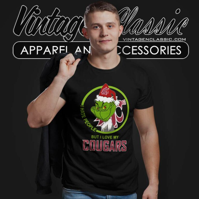 Washington State Cougars Ncaa Christmas Grinch Shirt I Hate People But I Love My Cougars T Shirt 1 Washington State Cougars Ncaa Christmas Grinch Shirt I Hate People But I Love My Cougars T Shirt 1