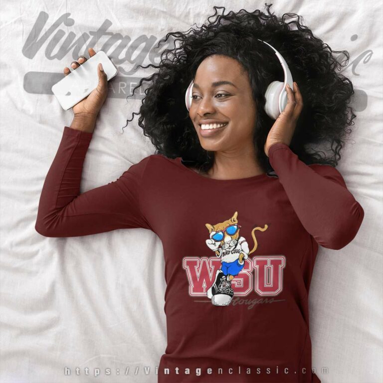 Washington State University Cougars Long Sleeve Tee Washington State University Cougars Long Sleeve Tee