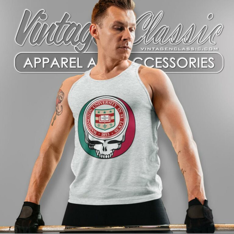Washington University In St Louis Grateful Dead Steal Your Face Tank Top Racerback Washington University In St Louis Grateful Dead Steal Your Face Tank Top Racerback