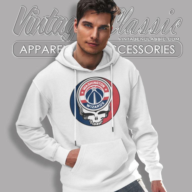 Washington Wizards Grateful Dead Steal Your Face Hoodie Washington Wizards Grateful Dead Steal Your Face Hoodie