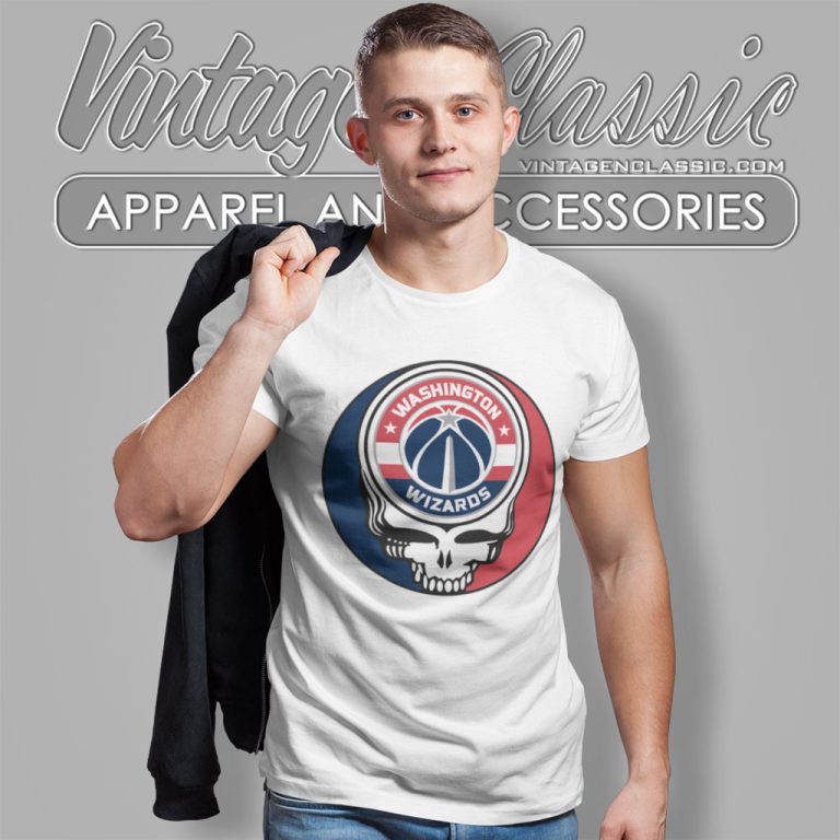 Washington Wizards Grateful Dead Steal Your Face T Shirt Washington Wizards Grateful Dead Steal Your Face T Shirt