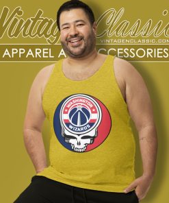 Washington Wizards Grateful Dead Steal Your Face Tank Top Racerback